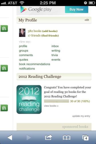 One of my goals for 2012 accomplished...and then some!